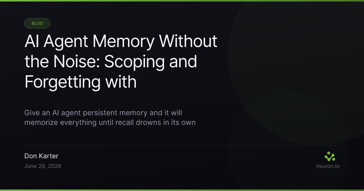 A practical guide to persistent AI agent memory with Octobrain — memory scopes per project, the memorize remember forget knowledge MCP tools, and sleep consolidation that keeps recall sharp